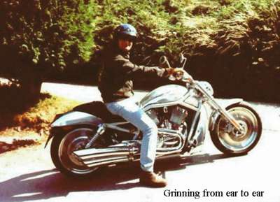 New Forest member gets to ride the v rod first