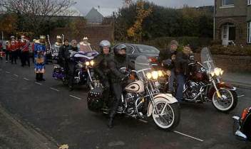 New Forest provide the mayors Escort at the Swan Center, Eastleigh Christmas Parade